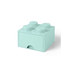 Mentolově zelený úložný box čtverec LEGO®