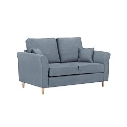 Modrá dvoumístná pohovka Kooko Home Smooth