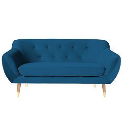 Modrá dvoumístná pohovka Mazzini Sofas Amelie