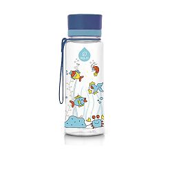 Modrá plastová lahev Equa Equarium, 0,6 l