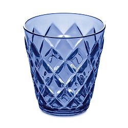 Modrá plastová sklenice Tantitoni Crystal, 200 ml