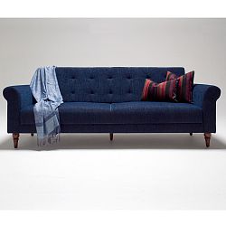 Modrá rozkládací pohovka Balcab Home Gina