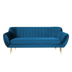 Modrá třímístná pohovka Mazzini Sofas Benito