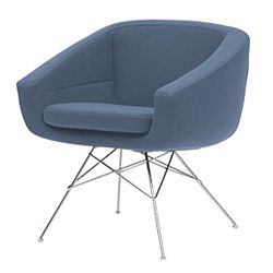 Modré křeslo Softline Aiko Vision Blue