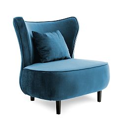 Modré křeslo Vivonita Douglas Love Seat