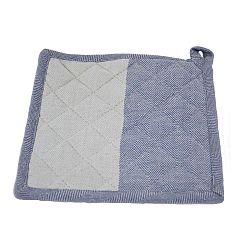Modro-bílá podložka Ego Dekor Half, 20 x 20 cm