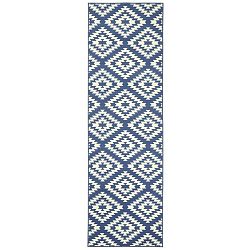 Modro-bílý běhoun Hanse Home Jenny, 80 x 450 cm