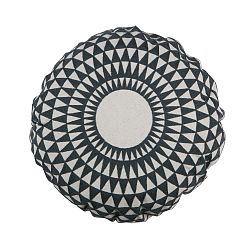 Modro-bílý polštář De Eekhoorn Inez, Ø 45 cm