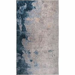 Modro-krémový pratelný koberec 180x120 cm - Vitaus