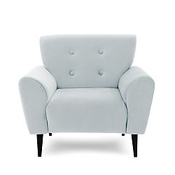 Modro-šedé křeslo Vivonita Kiara