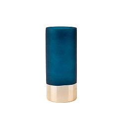 Modro-zlatá váza PT LIVING, výška 18,5 cm