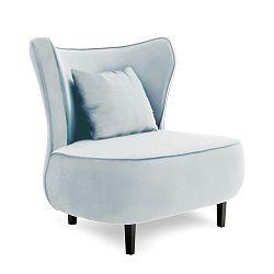 Modrošedé křeslo Vivonita Douglas Love Seat