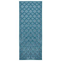 Modrý běhoun Mint Rugs Shine Mero, 80 x 250 cm