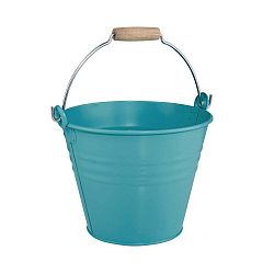 Modrý dekorativní kbelík Butlers Zinc, 8 l