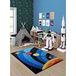 Modrý dětský koberec Galaxy Blue, 100 x 150 cm