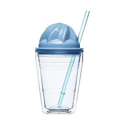 Modrý hrnek na mléčné koktejly Sagaform, 350 ml