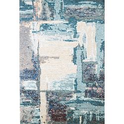 Modrý koberec Eko Rugs Leonore, 135 x 200 cm