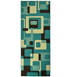Modrý koberec Hanse Home Hamla Retro, 80 x 150 cm