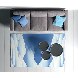 Modrý koberec Oyo home Suzzo Sky, 100 x 150 cm