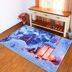 Modrý koberec Vitaus Lantern, 80 x 120 cm