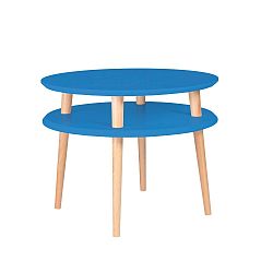 Modrý konferenční stolek Ragaba Ufo, ⌀ 57 cm