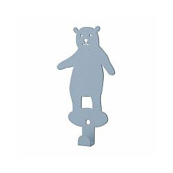 Modrý nástěnný věšák Bloomingville Bear