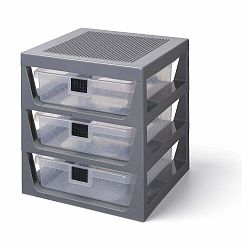 Modrý organizér se 3 zásuvkami LEGO® Storage
