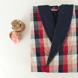 Modrý pánský župan U.S. Polo Assn. Morris, vel. XL