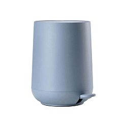 Modrý pedálový koš do koupelny Zone Blue Fog, 5 l
