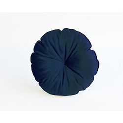 Modrý polštář z mikrovlákna Surdic Redondo, Ø 45 cm