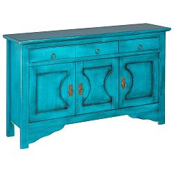 Modrý příborník Evergreen House Credenza
