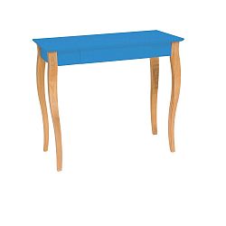 Modrý psací stůl Ragaba Lillo, šířka 85 cm