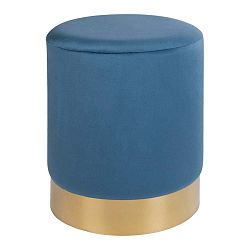 Modrý puf House Nordic Gamby, ø 34 cm