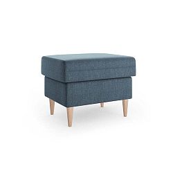 Modrý puf Mazzini Sofas Aubrieta, 60 x 45 cm