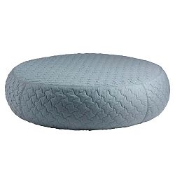 Modrý puf sømcasa Aldo, ø 100 cm