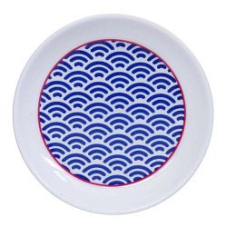 Modrý talířek Tokyo Design Studio Star/Wave, ø 9 cm