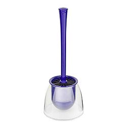 Modrý toaletní kartáč Wenko Fiesta Blue