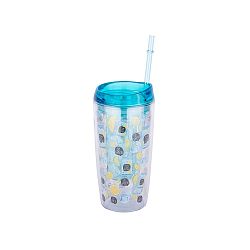 Modrý tumbler na nápoje Tantitoni Infuser, 450 ml