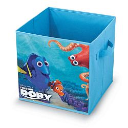 Modrý úložný box Domopak Living Finding Dorry