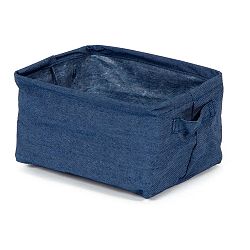 Modrý úložný košík Compactor Jean, 25 x 15 cm