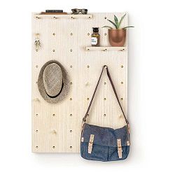 Nástěnka s poličkami Surdic Pegboard Natural