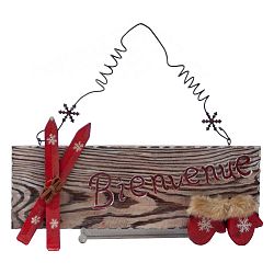 Nástěnná cedule Antic Line Bienvenue, 26 x 9 cm