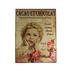 Nástěnná dekorace Antic Line Cacao Chocolat
