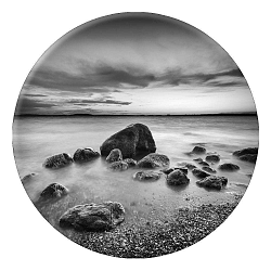 Nástěnná dekorace Styler Ring Stones, ø 70 cm