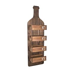 Nástěnná dřevěná polička Antic Line Bottle