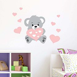 Nástěnná samlepka Ambiance Teddy Rose