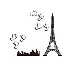 Nástěnná samolepka Mauro Ferretti Eiffel