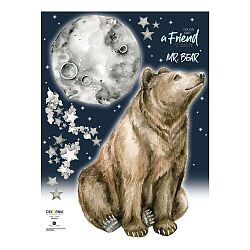 Nástěnná samolepka s medvědem Dekornik Mr. Bear