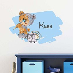 Nástěnná samolepka se jménem Ambiance Teddy Bear