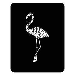 Nástěnná světelná dekorace Flamingo, 67 x 82 cm